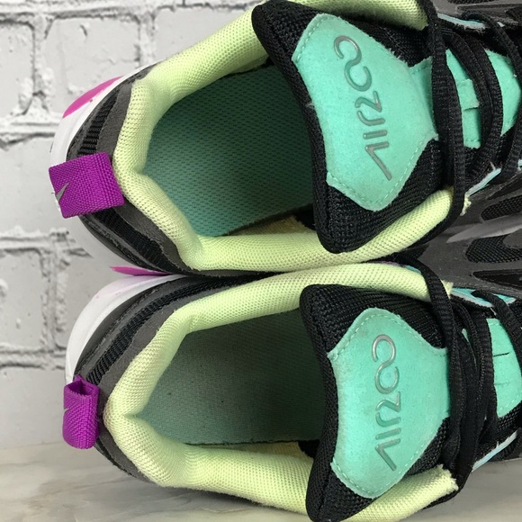 Nike Air Max 200 Thunder Kids Unisex Grey Aurora Sneakers Size 5Y AT5627-004 - Picture 8 of 13